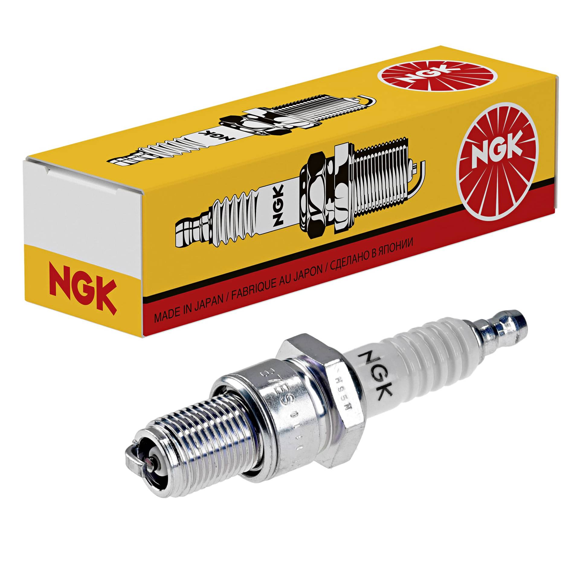 NGK 2411 B8ES Zündkerze für PORSCHE 911 3.2 / SC Carrera ohne KAT 99917015790 von NGK