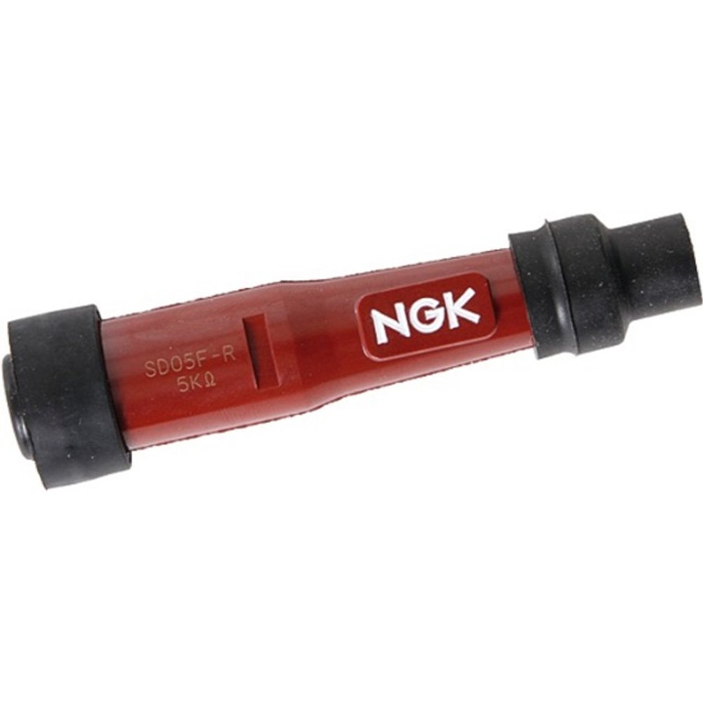 NGK Zündkerzenstecker NGK NGK SD 05 F, (10er + 12er), gerade rot 8238 Motorrad von NGK