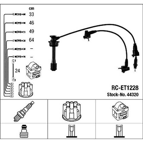 NGK Zündleitungssatz, 44320 von NGK