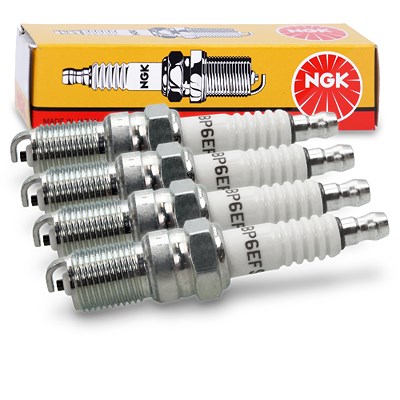 Ngk 4x Zündkerze [Hersteller-Nr. 3812] für Austin, Citroën, Mercedes-Benz, Peugeot, Renault, Rover von NGK