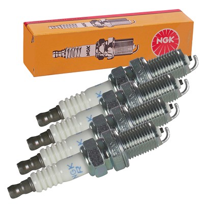 Ngk 4x Zündkerze [Hersteller-Nr. 2330] für Nissan, Chevrolet, Ford, Chrysler, Fiat, Skoda, Autobianchi, Saab, Rover, Lancia, Peugeot, Aston Martin, Ma von NGK