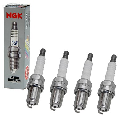 Ngk 4x Zündkerze [Hersteller-Nr. 6458] für Audi, Seat, Skoda, VW von NGK