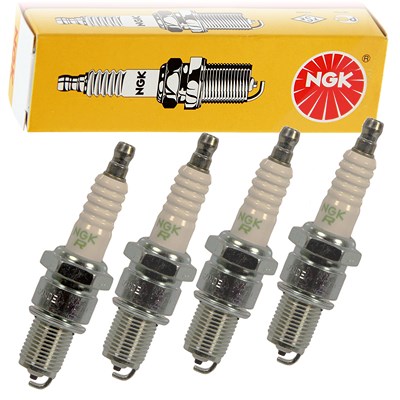 Ngk 4x Zündkerze [Hersteller-Nr. 2268] für Ford, Gm Korea, Daihatsu, Lancia, Honda, Kia, Lada, Isuzu, Fiat, Austin, Chevrolet, Autobianchi, Chrysler, von NGK