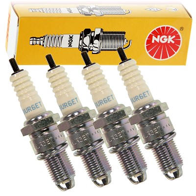 Ngk 4x Zündkerze [Hersteller-Nr. 2876] für Audi, Fiat, Lancia, Seat, Skoda, VW von NGK