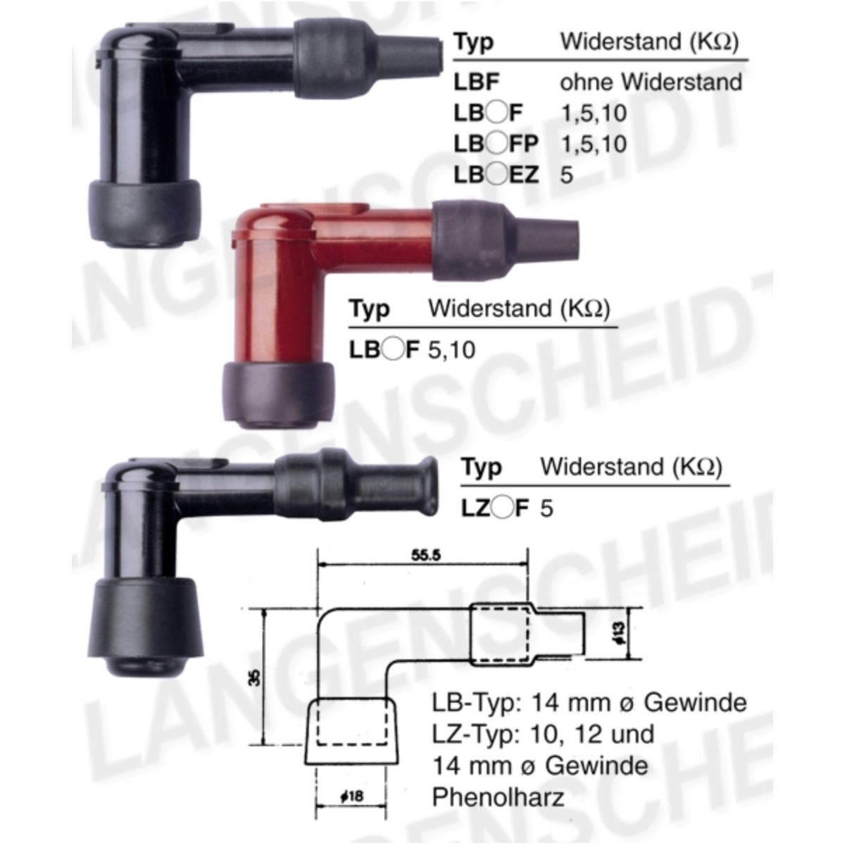 Ngk 5880510 zündkerzenstecker  lb05f von NGK