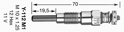 Ngk Glühkerze [Hersteller-Nr. 2531] für Nissan von NGK