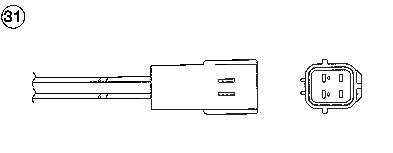 Ntk Lambdasonde [Hersteller-Nr. 92314] für Chevrolet von NTK