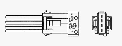 Ntk Lambdasonde [Hersteller-Nr. 7979] für Citroën, Peugeot von NTK