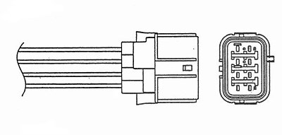 Ntk Lambdasonde [Hersteller-Nr. 0025] für Honda von NTK