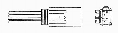 Ntk Lambdasonde [Hersteller-Nr. 5754] für Land Rover von NTK