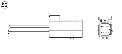 Ntk Lambdasonde [Hersteller-Nr. 0024] für Land Rover von NTK