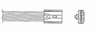 Ntk Lambdasonde [Hersteller-Nr. 90107] für Mitsubishi von NTK