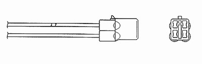 Ntk Lambdasonde [Hersteller-Nr. 97037] für Subaru von NTK