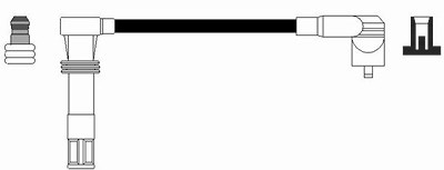 Ngk Zündleitung [Hersteller-Nr. 38656] für Audi, Seat, Skoda, VW von NGK