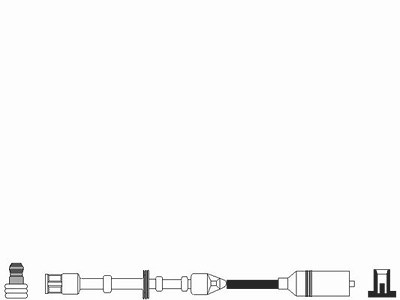 Ngk Zündleitung [Hersteller-Nr. 44075] für Audi, Seat, Skoda, VW von NGK