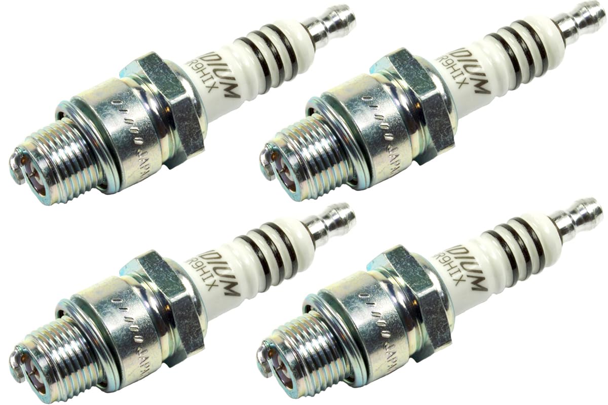 Zündkerze Set 4 Stück NGK Iridium BR9HIX für Kawasa ki KT M Simson von NGK