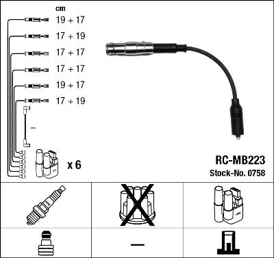 Zündleitungssatz NGK 0758 von NGK