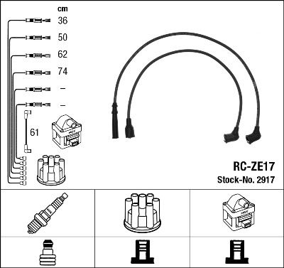 Zündleitungssatz NGK 2917 von NGK