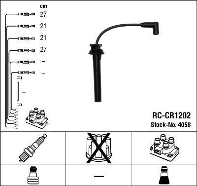 Zündleitungssatz NGK 4058 von NGK