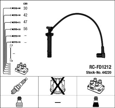 Zündleitungssatz NGK 44220 von NGK