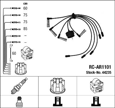 Zündleitungssatz NGK 44235 von NGK