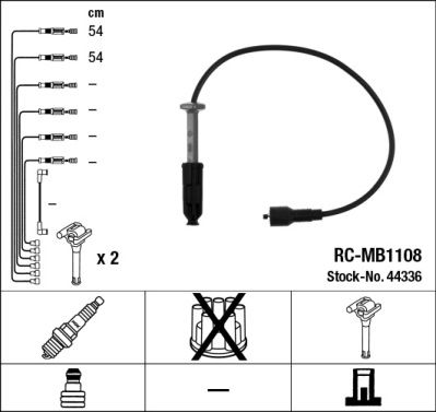 Zündleitungssatz NGK 44336 von NGK