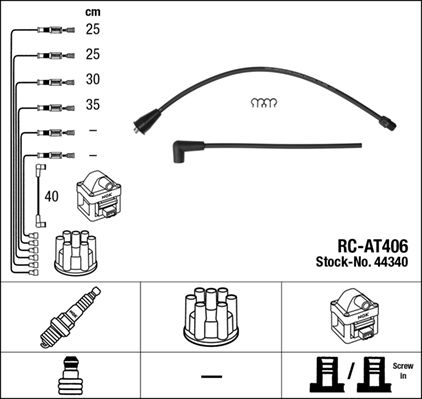 Zündleitungssatz NGK 44340 von NGK