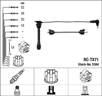 Zündleitungssatz NGK 5384 von NGK