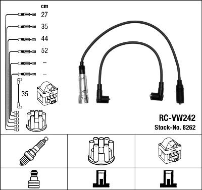 Zündleitungssatz NGK 8262 von NGK