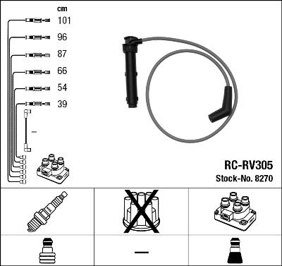 Zündleitungssatz NGK 8270 von NGK