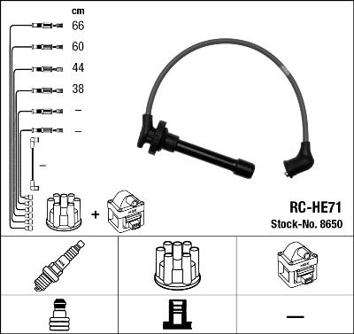 Zündleitungssatz NGK 8650 von NGK