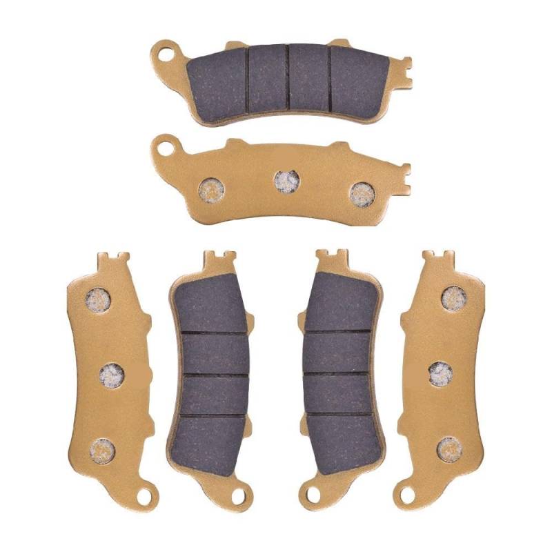 1800CC Motorrad Vorne und Hinten Bremsbeläge Set for GL1800 GL 1800 6 7 8 9 EINE 1800 2006-2013 von NGNVKDID