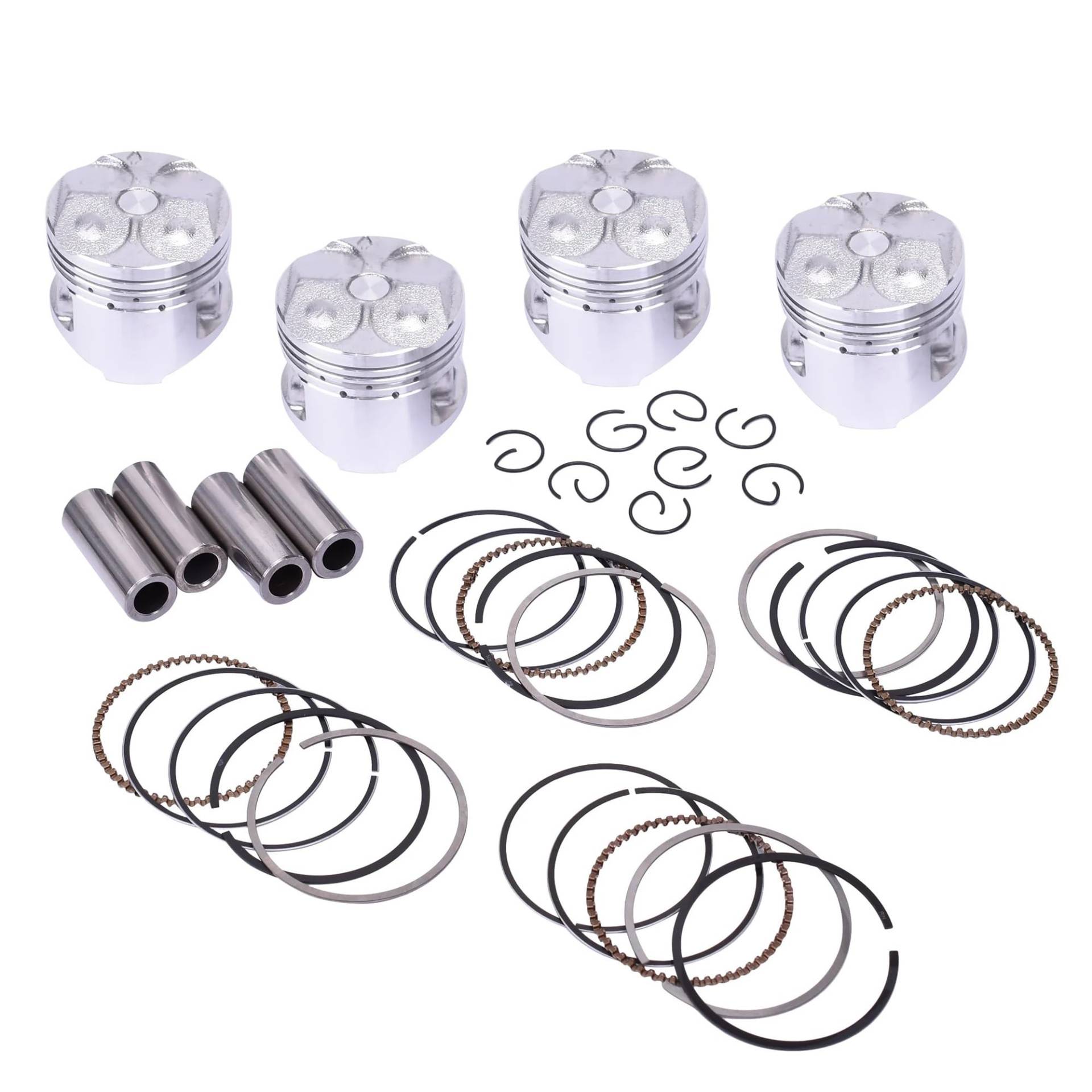 4set 48mm 48,25mm 48,5mm STD +25 +50 0,25 0,5 Motorrad Motor Zylinder Kolben Ringe Kit for FZR250 FZR 250 1986-1989 88(0.25 Piston Ring) von NGNVKDID