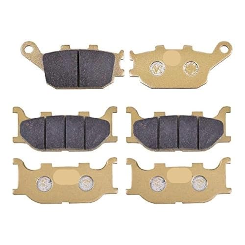 Motorrad-Bremsbeläge vorn und hinten, Scheibensatz for FZ6 Naked Non ABS 2 2-Kolben-Bremssattel 1B3 1B3D 2004-2007 von NGNVKDID