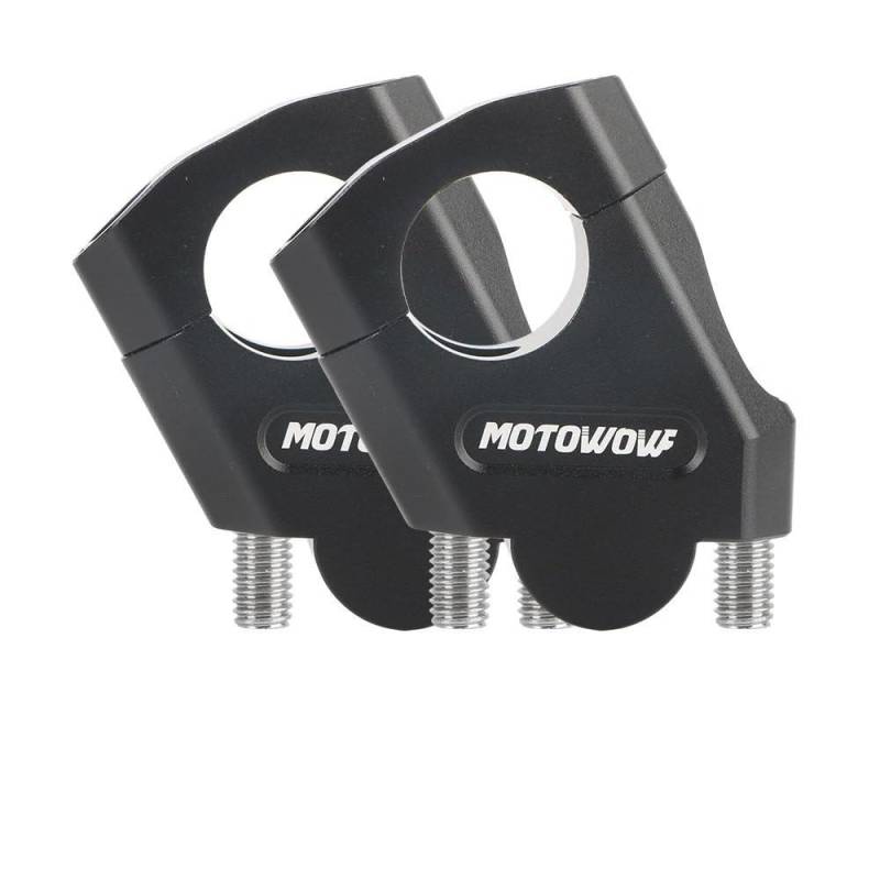 Motorrad-Lenkererhöhungen 22mm 28mm Extender Motorrad Lenker Riser Adapter Erhöhung Motocross Griff Clip Retrofit Motorrad Zubehör Universal(22mm 1) von NIAGEUCVC