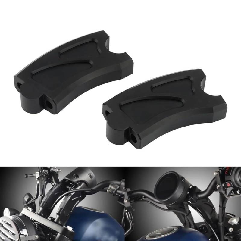 Motorrad-Lenkererhöhungen Lenker Riser Kit Motorrad Lenker Halterung Klemme Verlängern Für Rebel CMX 500 300 von NIAGEUCVC