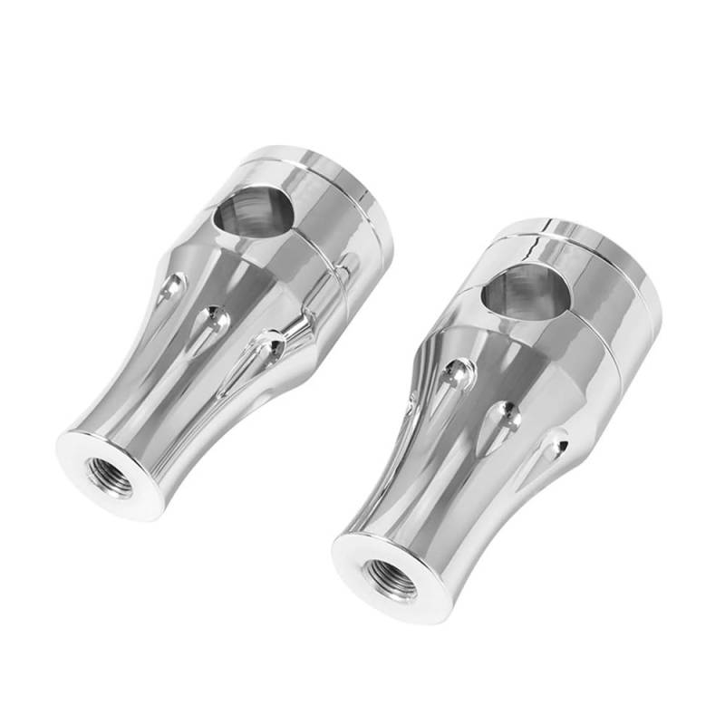 Motorrad-Lenkererhöhungen Motorrad Lenker Riser Clamp Halterung Für Für Für Suzuki Für Für Für Harley(Chrome 22MM) von NIAGEUCVC