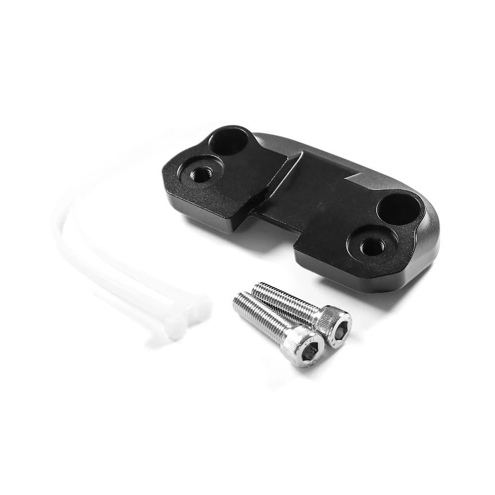 Motorrad-Lenkererhöhungen Motorrad Lenker Riser Griff Bar Clamp Verlängern Adapter Für Scrambler 400 800 1100(Black) von NIAGEUCVC