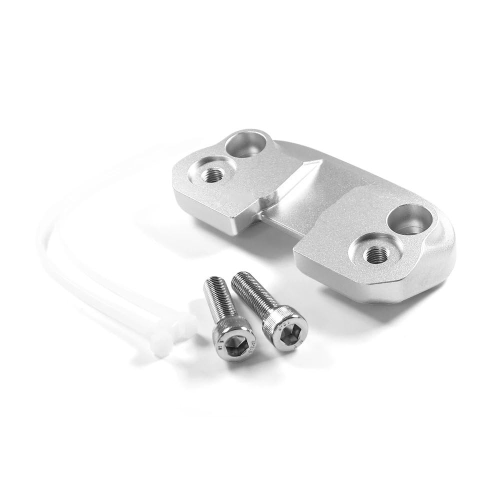 Motorrad-Lenkererhöhungen Motorrad Lenker Riser Griff Bar Clamp Verlängern Adapter Für Scrambler 400 800 1100(Silver) von NIAGEUCVC