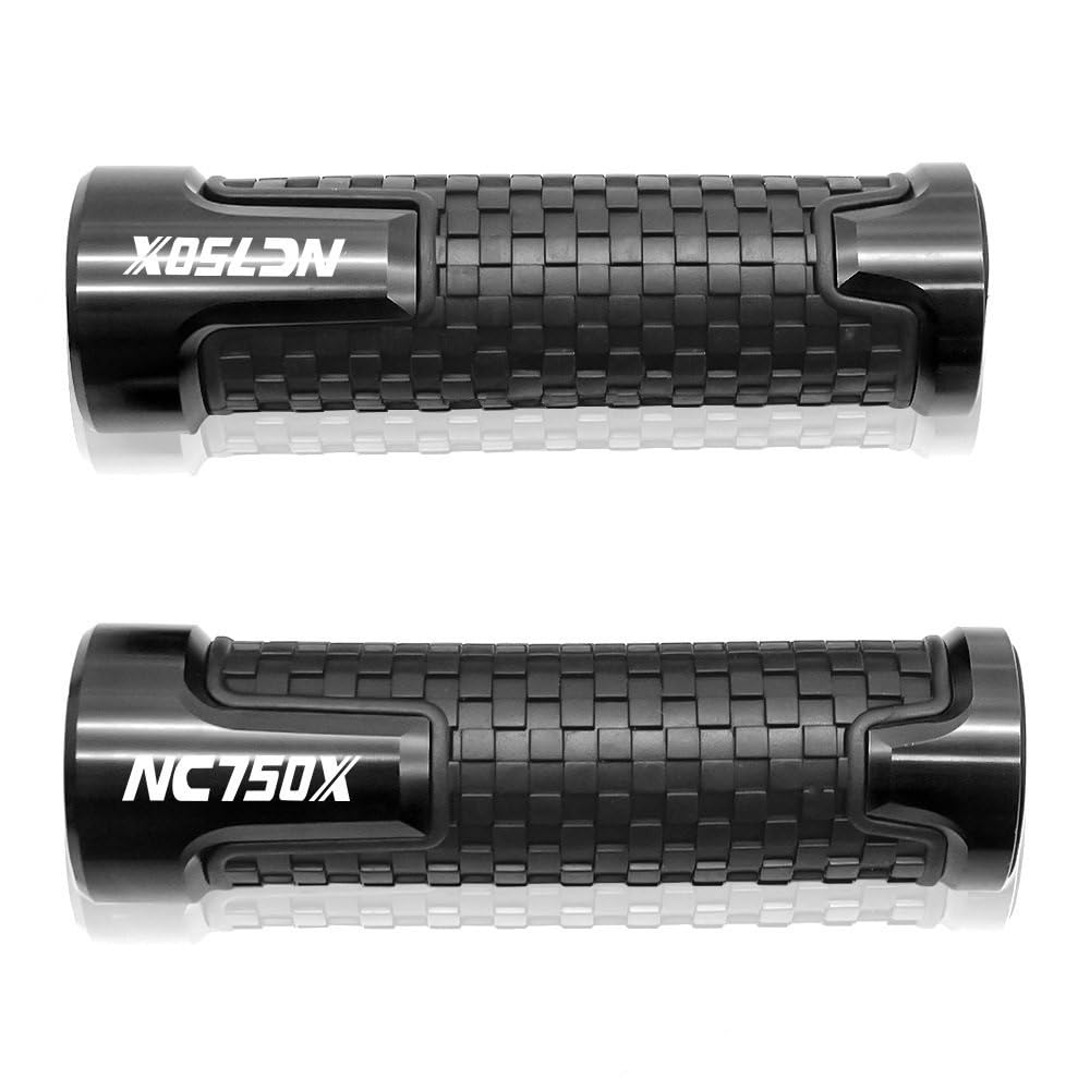 NIAGEUCVC Motorrad 7/8" 22mm Lenkergriffe Für H&ONDA NC750X 2014-2015 NC750 NC 750 X 750X Motorrad 7/8 "22mm Aluminium Gummi Anti-Slip Griff Bar Lenker Handgriffe(0) von NIAGEUCVC