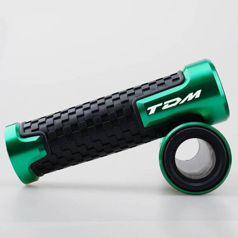 NIAGEUCVC Motorrad 7/8" 22mm Lenkergriffe Für Y&AMAHA TDM 900 850 4TX 3VD Gummi Racing Griff Grip Motorrad Lenker Griffe(Green) von NIAGEUCVC