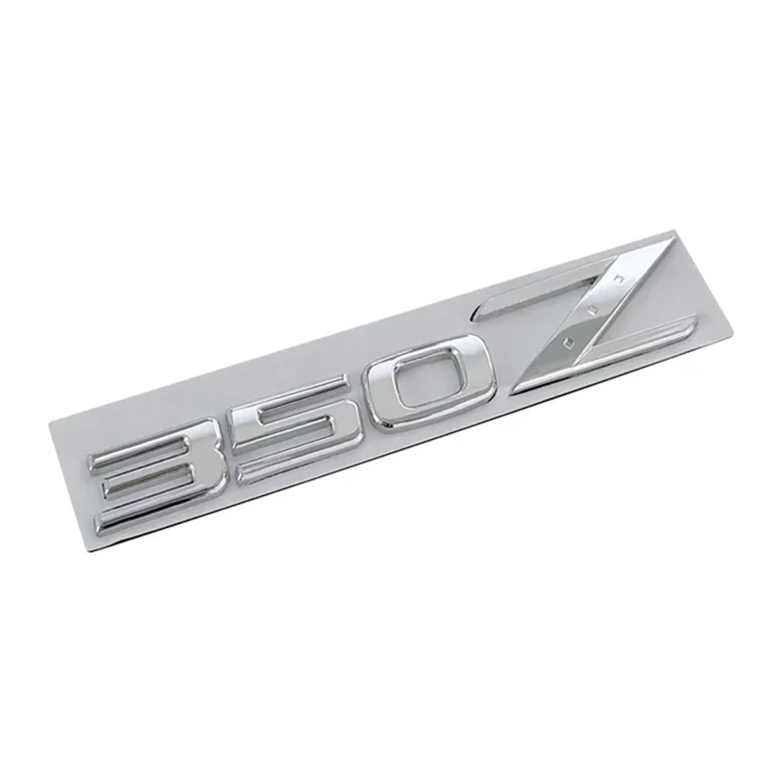 NIBOTT 3D Metall 350Z Logo 370Z Buchstaben Abzeichen Auto Stamm Tür Seite Aufkleber Aufkleber Fit for Nissan Fairlady 350Z Emblem 370Z Aufkleber Zubehör (Color : Chrome 350z) von NIBOTT