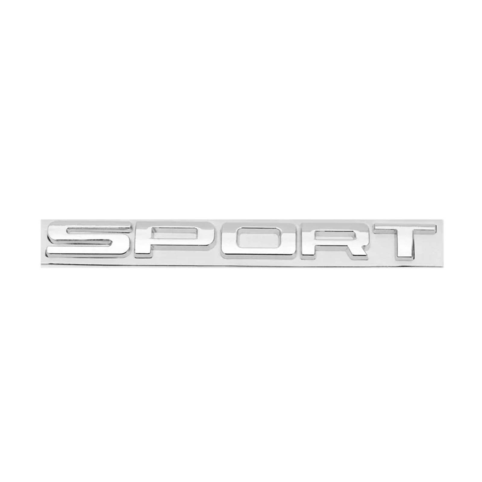 NIBOTT Auto Styling Metall Sport Buchstaben Logo Emblem Auto Hinten Stamm Abzeichen Aufkleber Aufkleber Fit for Land Range Rover SV Autobiographie entdeckung(E) von NIBOTT