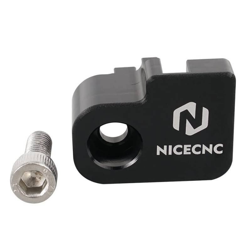 NICECNC ABS-Kabelschutzabdeckung, kompatibel mit 890 Duke 2021, kompatibel mit 790 Duke 2018–2020, CNC-gefräst, Billet-Aluminium, Schwarz von NICECNC