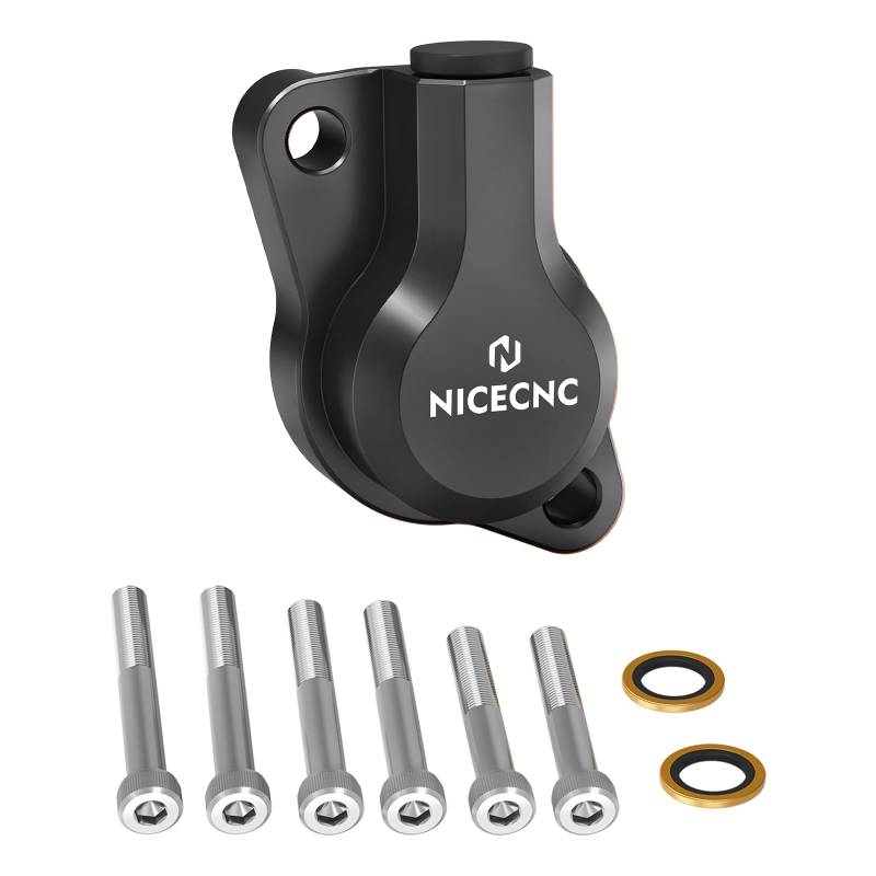 NICECNC Kupplungsnehmerzylinder, Compatible with K-T-M LC8-Motor, 1290/1190/990/950 Adventure/Duke/Supermoto//SMT/SMR/RC 8, 6061 Aluminium/CNC-gefräst, Schwarz von NICECNC