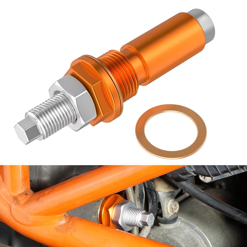 NICECNC Orange Motorrad Motor Steuerkettenspanner kompatibel mit Husqvarna 701 Supermoto/Enduro 2016-2017, kompatibel mit 690 Supermoto/SMC/Duke/Duke R 2007-2017, siehe Ausstattungen von NICECNC