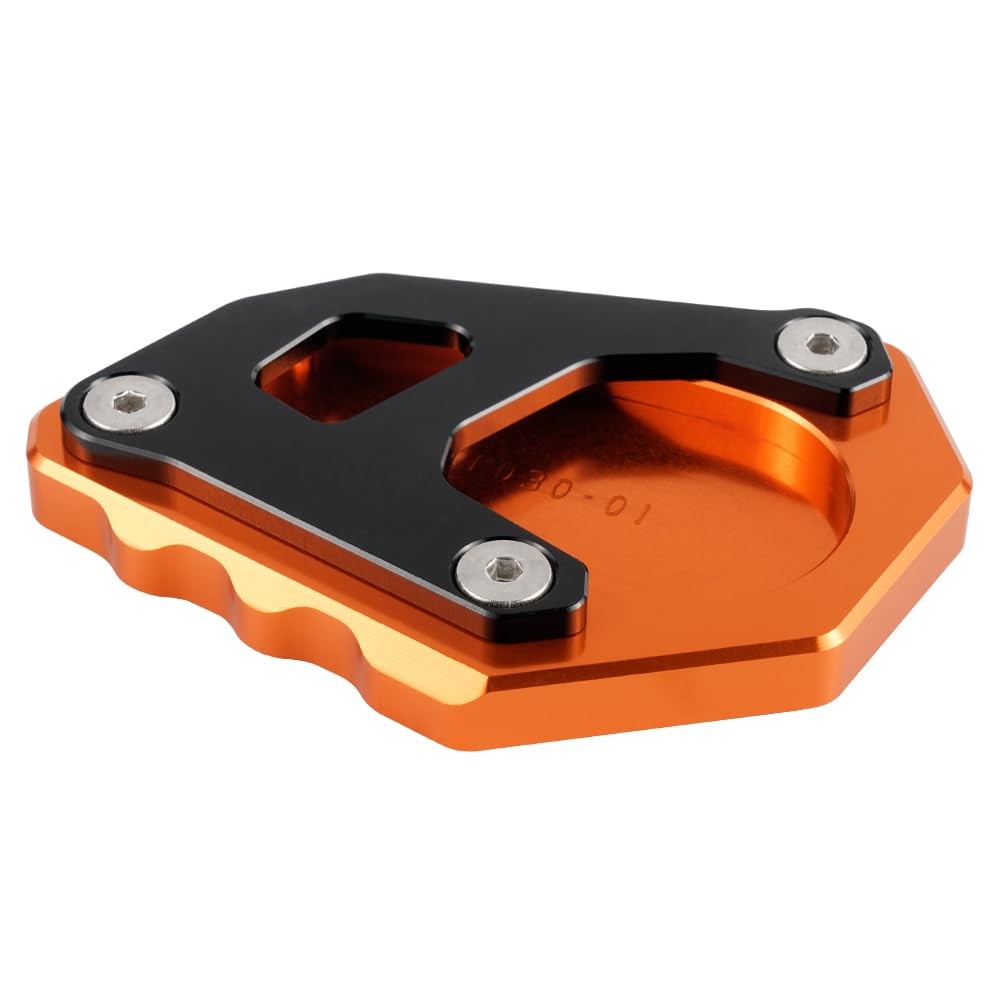 NICECNC Orange Seitenständer-Pad, kompatibel mit Husqvarna 701 Enduro 2024, Aluminium von NICECNC