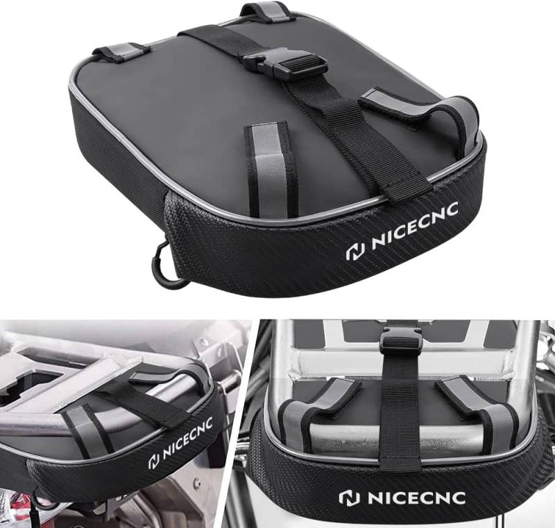 NICECNC R1200GS R1250GS ADV Heckrahmen Tasche, wasserdichte Motorrad Werkzeug Zubehör Tasche Motorrad Gepäckträger Tasche Kompatibel mit BMW R1200GS LC Adventure 2014-2022 R1250GS Adventure 2019-2022 von NICECNC