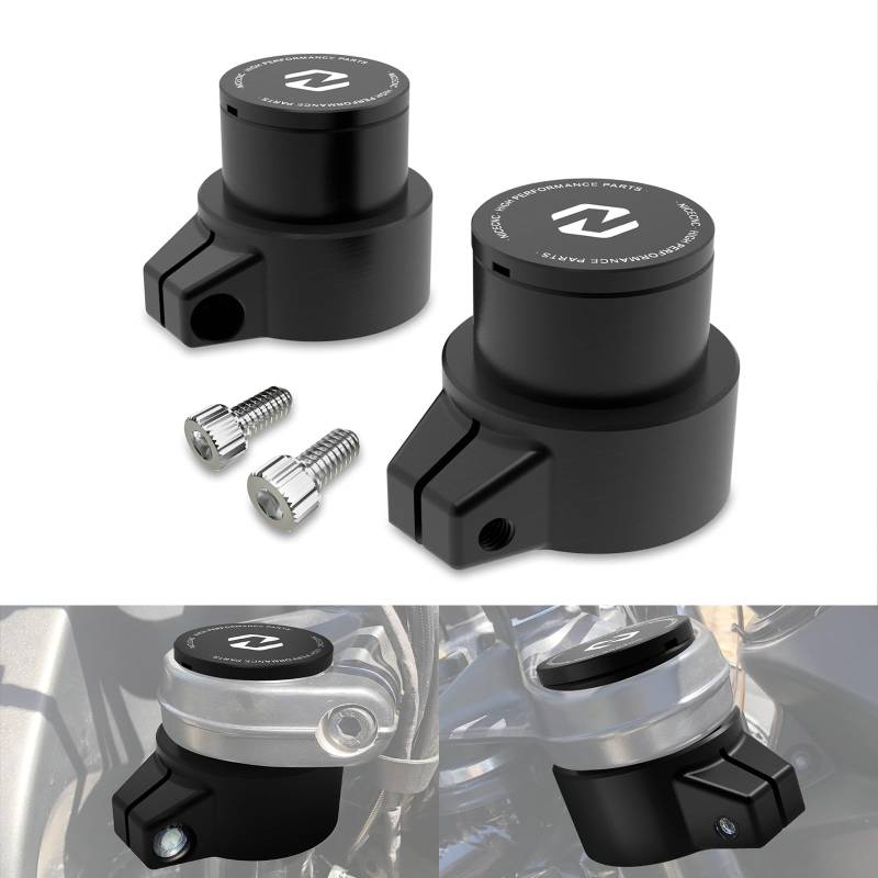 NICECNC Vorderradgabelverlängerung Erhöht 3, 2 cm Compatible with K-T-M 390 Adventure 2020 2021 2022 2023, Schwarz Billet-Aluminium, CNC-gefräst von NICECNC