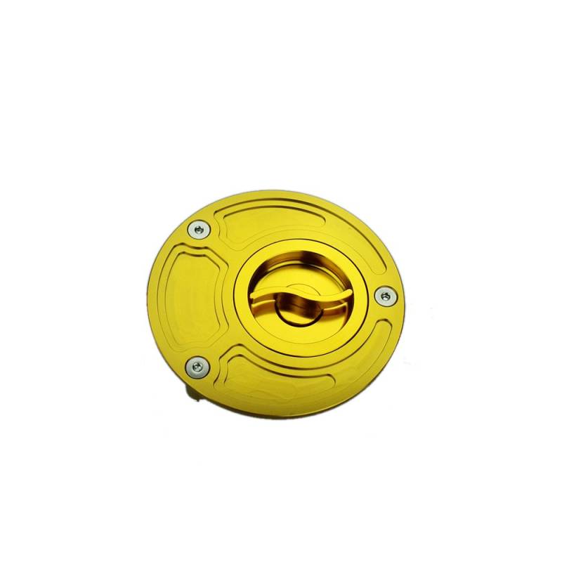 Motorrad Tankdeckel Tankdeckel Keyless für MT07 MT09 FZ09 FZ09 MT10 YZF R1 R6 FZ1 FZ6 FZ6R R3 R25 R125 Gold von NICEDOLL